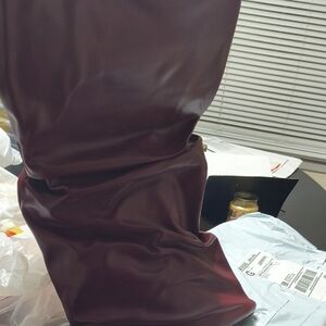 AKIRA Deep Burgundy Leather Boots